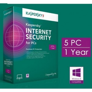 KASPERSKY INTERNET SECURITY 5PC/YEAR